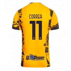 Inter Milan Joaquin Correa #11 Alternativní Dres 2024-25 Krátký Rukáv